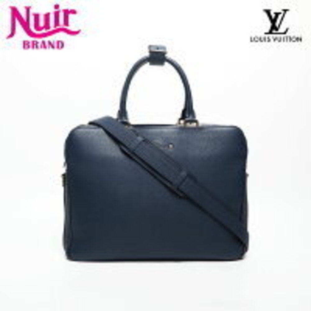Louis Vuitton Armand Briefcase Marine Blue Handbag Navy Blue